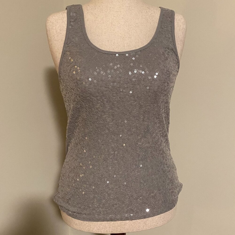 Old Navy Women's Sequin Sleeveless Tank Top Size L